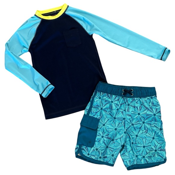 Crewcuts Other - Lands End & Crewcuts Rashguard Swim Set